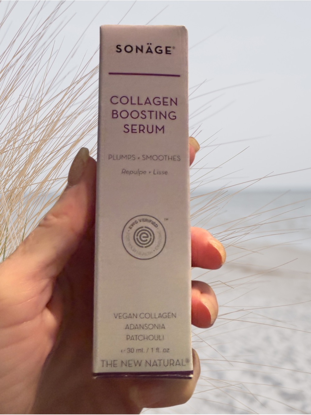 ☀️Son-age Collagen Boosting Serum Plumps and Smooths Vegan Collagen 1 fl oz NIB